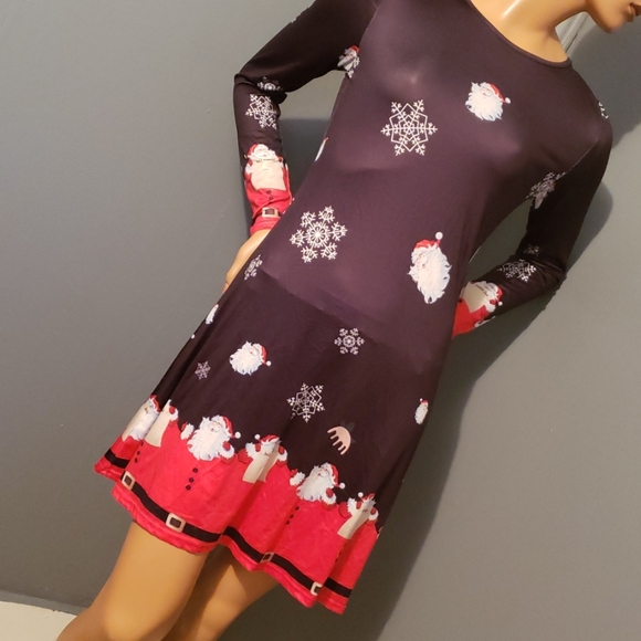 NWOT CHRISTMAS DRESS SIZE MED - Picture 3 of 9